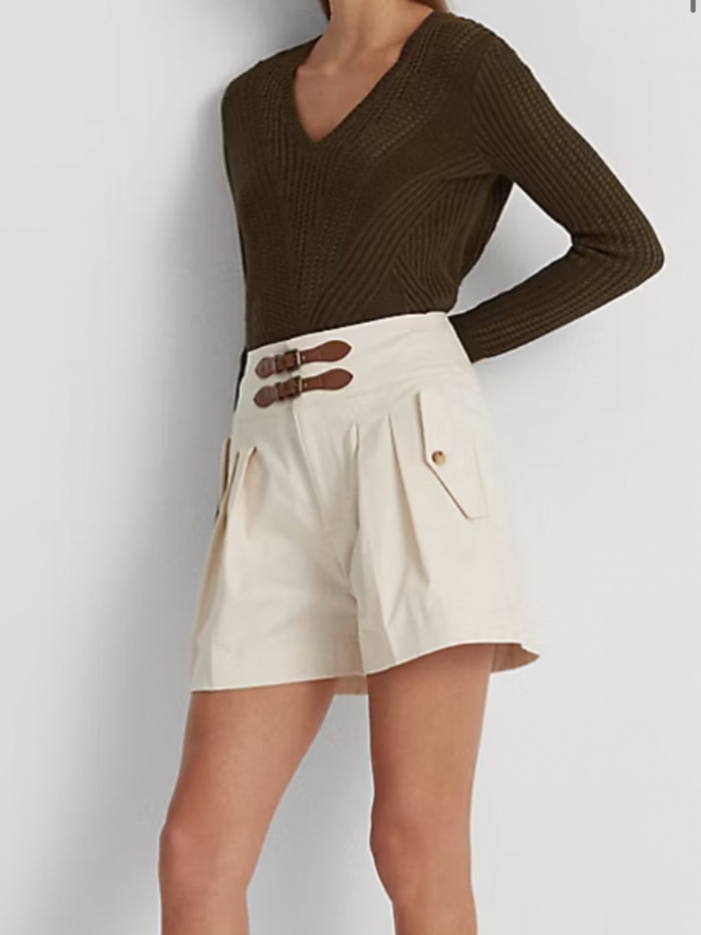 ralph lauren buckle shorts size M